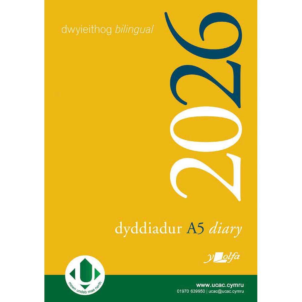 Academic Diary / Dyddiadur Addysg - Bilingual - A5 - 2026