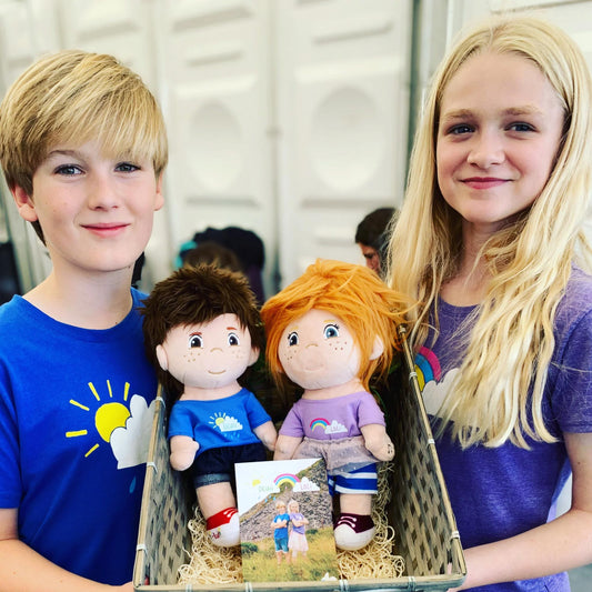 Teganau / Dolls - Deian a Loli Pâr - Siarad Cymraeg Dolls - Unboxed