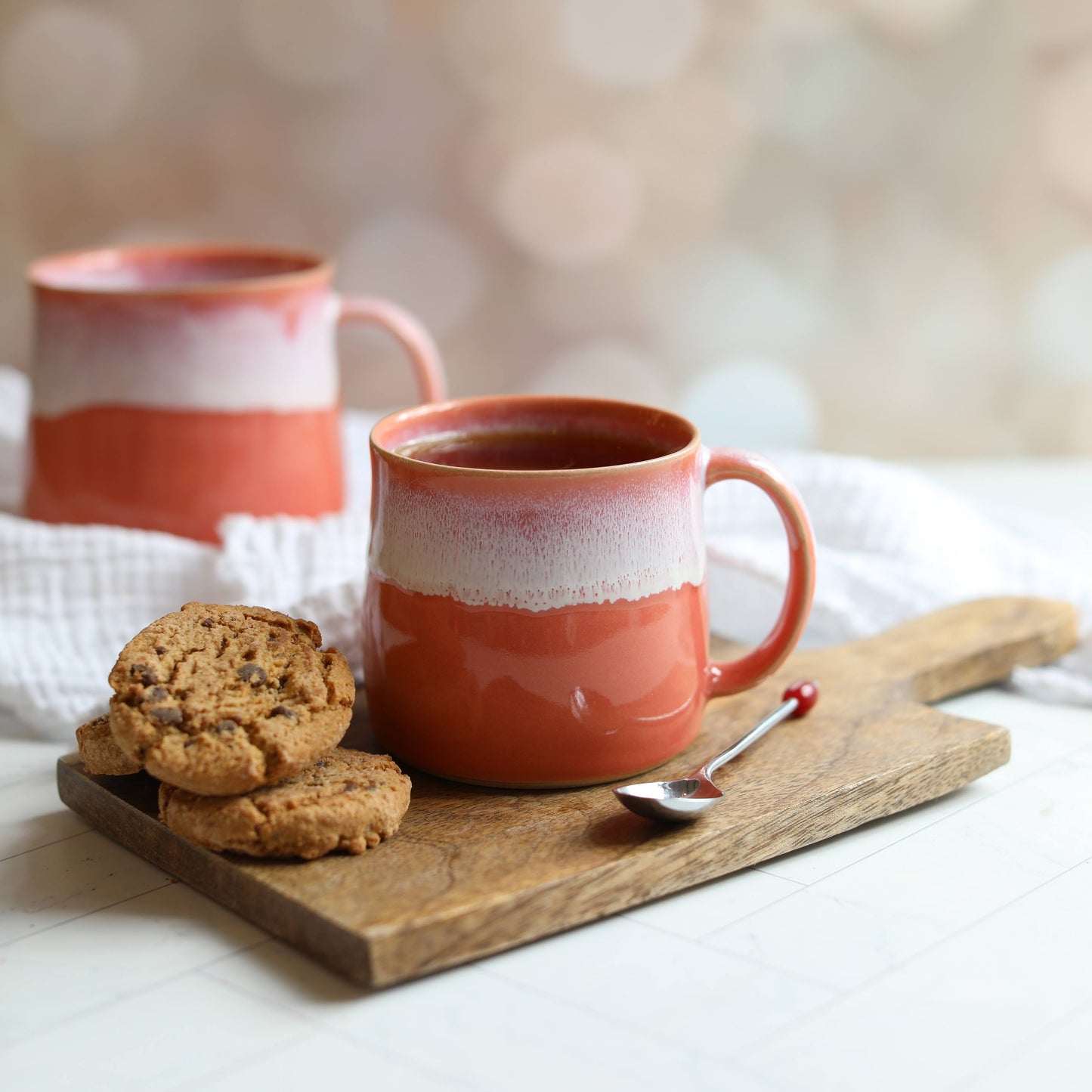 Mug / Muglet - Glosters Welsh Pottery - Handmade - Coral