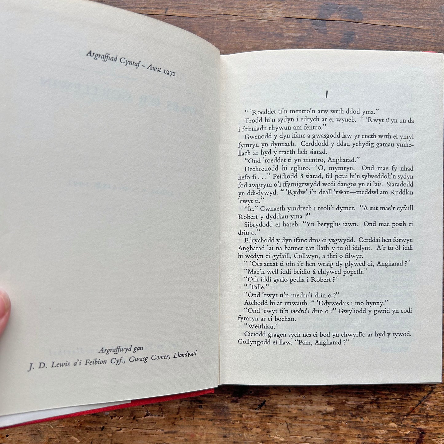 Gwres O'r Gorllewin – Ifor Wyn Williams - 1971 (Preloved)