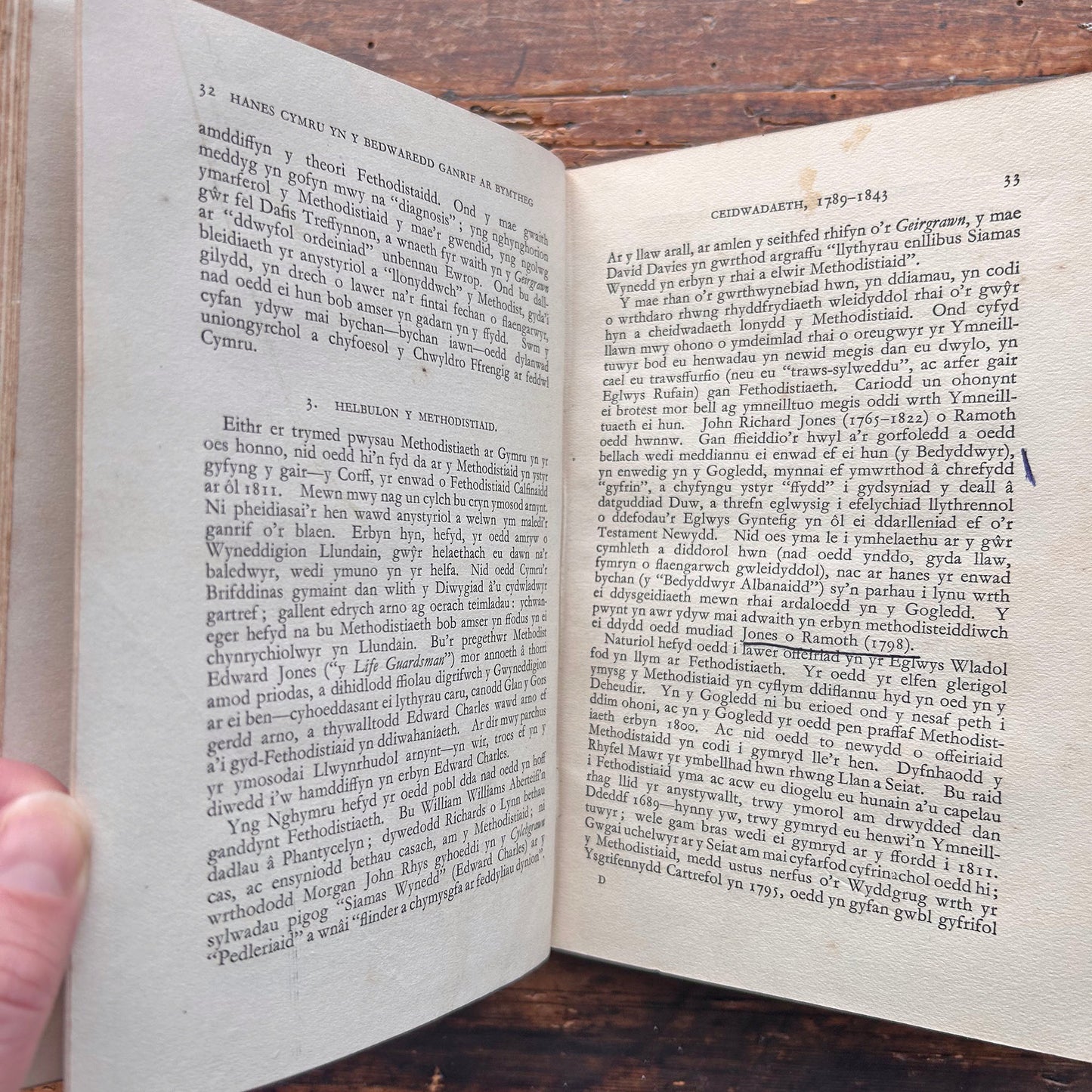 Hanes Cymru yn y Bedwaredd Ganrif ar Bymtheg - 1933 (Preloved)