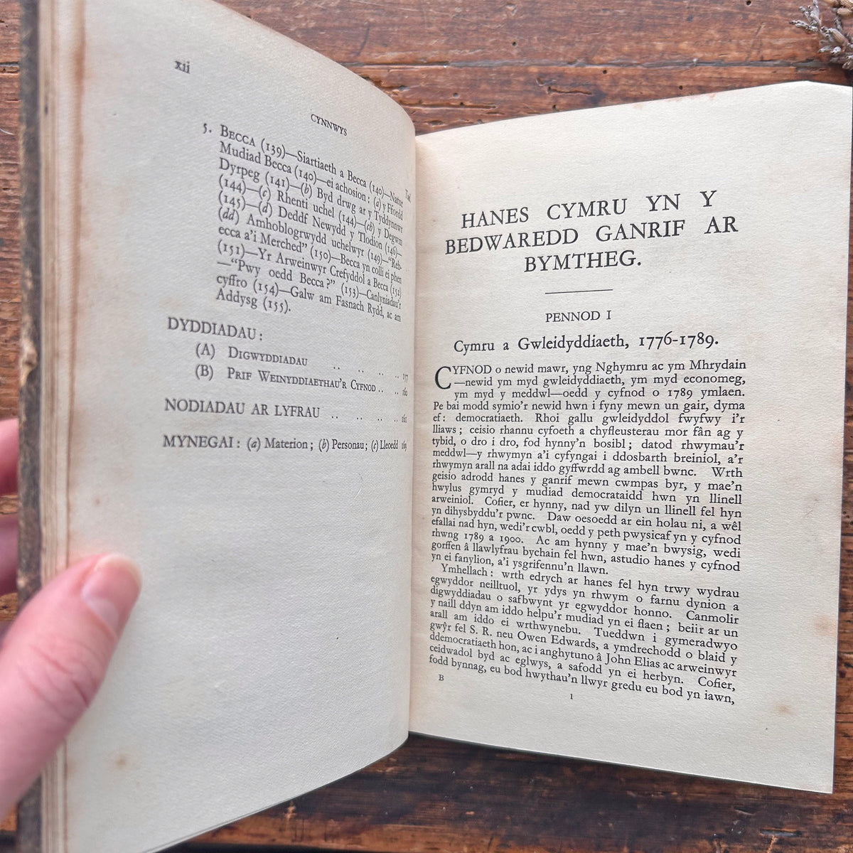 Hanes Cymru yn y Bedwaredd Ganrif ar Bymtheg - 1933 (Preloved)
