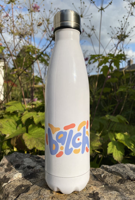 Potel Ddŵr - Dur Di-staen - Balch / Balch