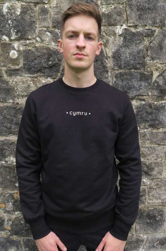 Sweatshirt - Cymru - Black
