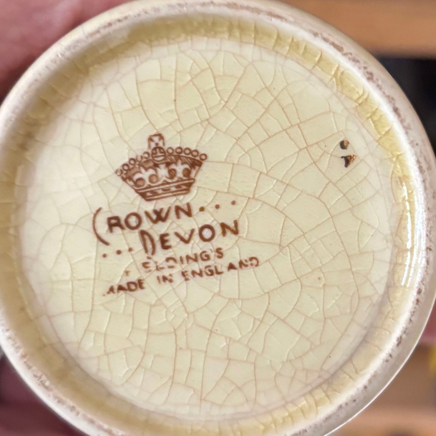 Little Cup - Fragrant Memories of Llandudno - Crown Devon Antique Souvenir (Preloved)