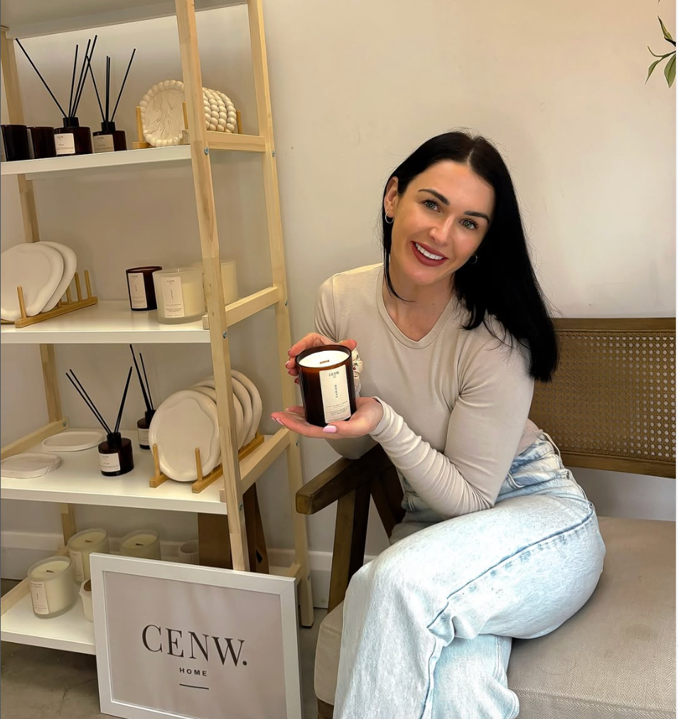 Candle - Cenw - Seren / Star - Large