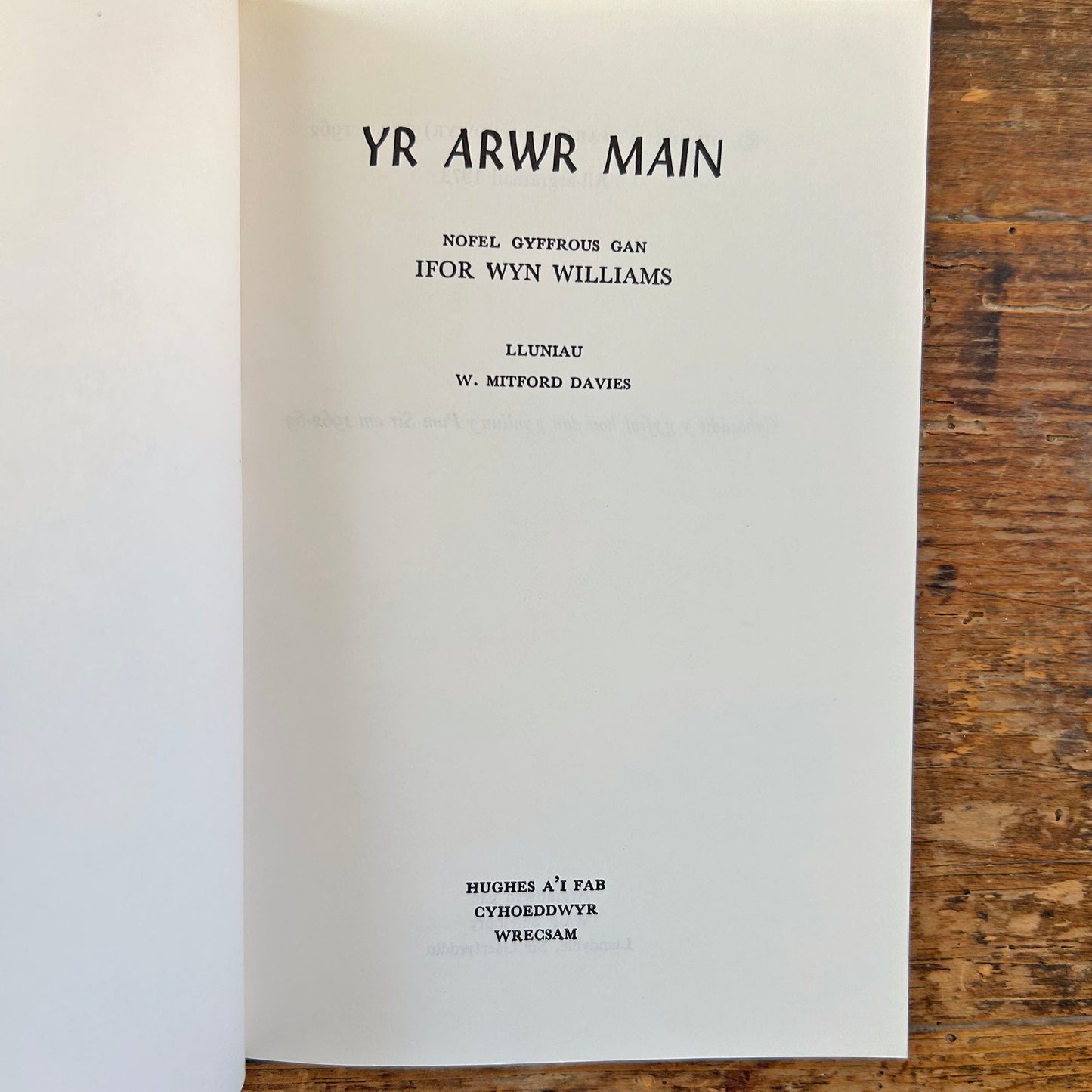 Yr Arwr Main - Ivor Wyn Williams - 1973 (Preloved)