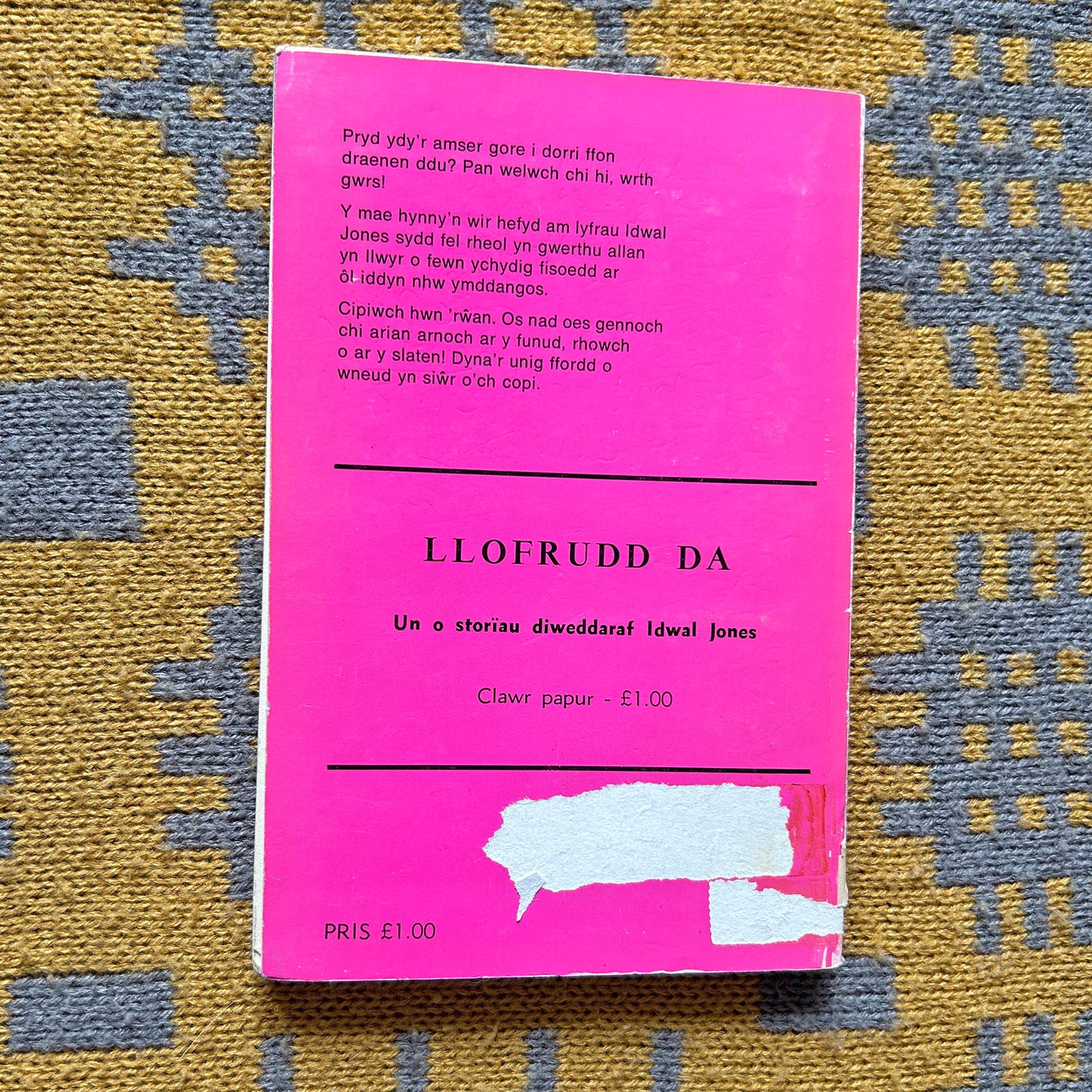 A Glywsoch Chi? - Idwal Jones - 1978 (Preloved)