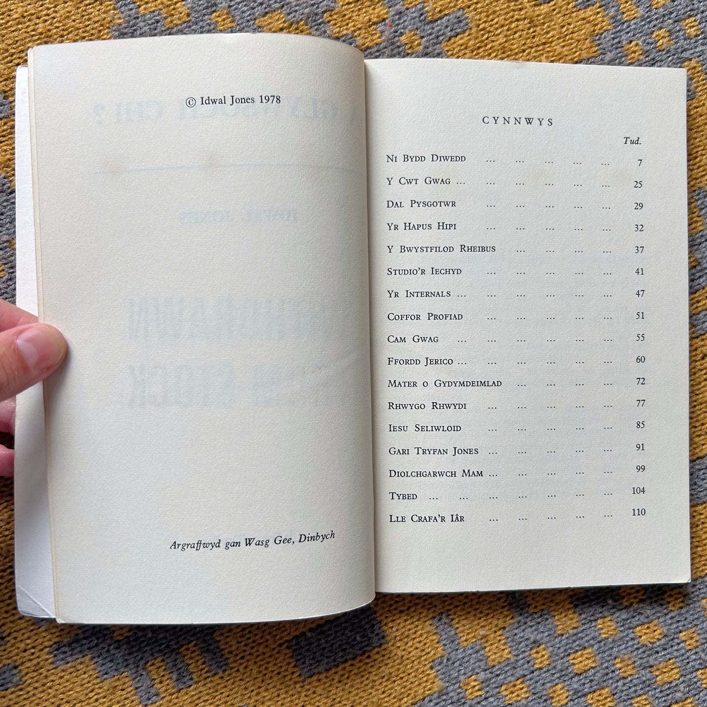 A Glywsoch Chi? - Idwal Jones - 1978 (Preloved)
