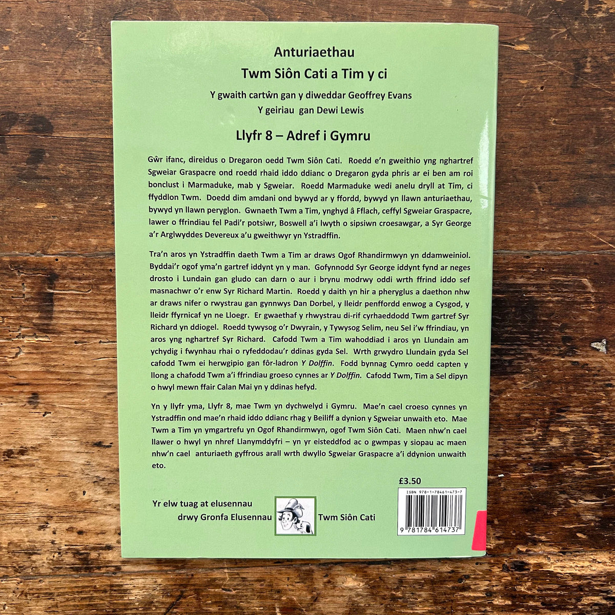 Anturiaethau Twm Sion Cati: Llyfr 8 - Adref i Gymru - Dewi Lewis (Preloved)