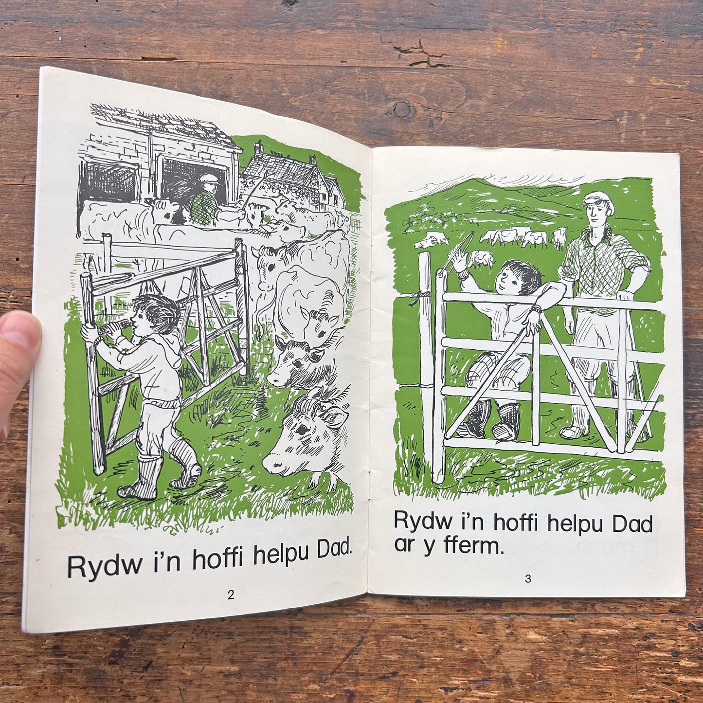 Ar y Fferm - Cyfres y Ddraig - Vintage Welsh Books 1978 (Preloved)