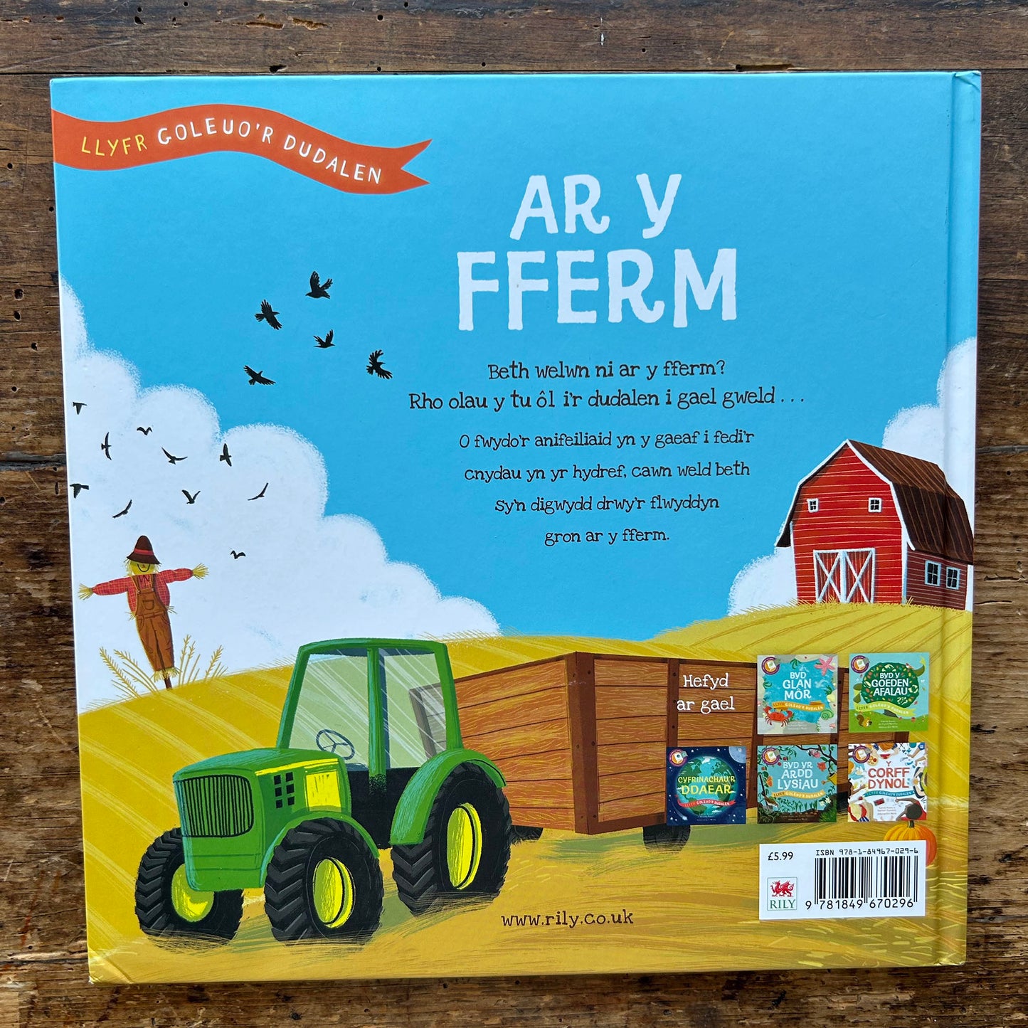 Ar y Fferm - Llyfrau Goleuo'r Dudalen (Preloved)