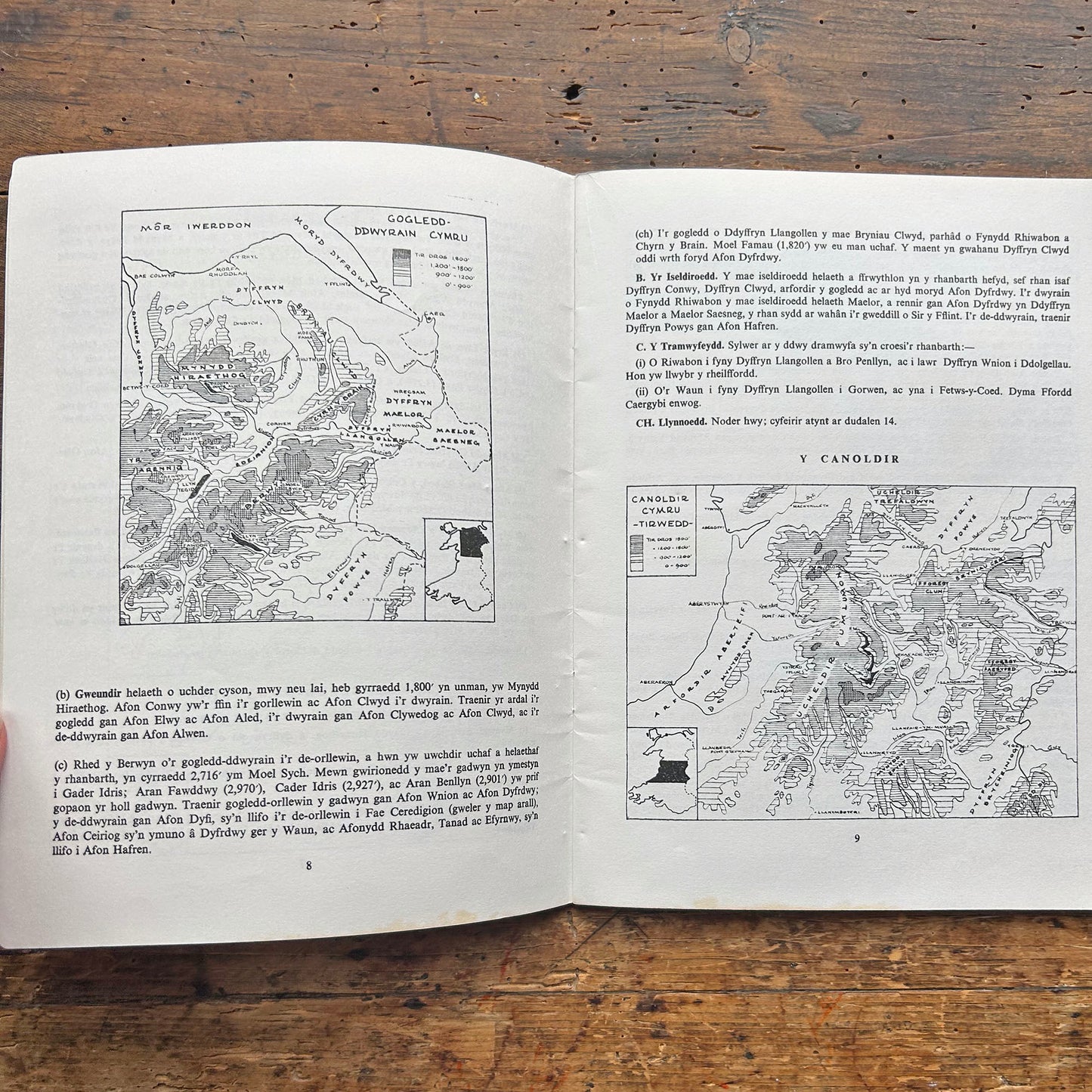 Atlas o Gymru - Vintage Atlas of Wales (Preloved)