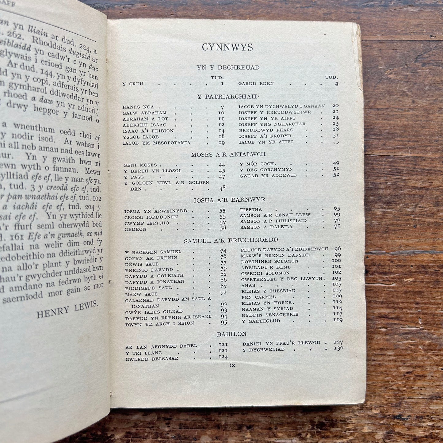 Beibl Y Plant - Welsh Children's Bible - 1929 (Preloved)