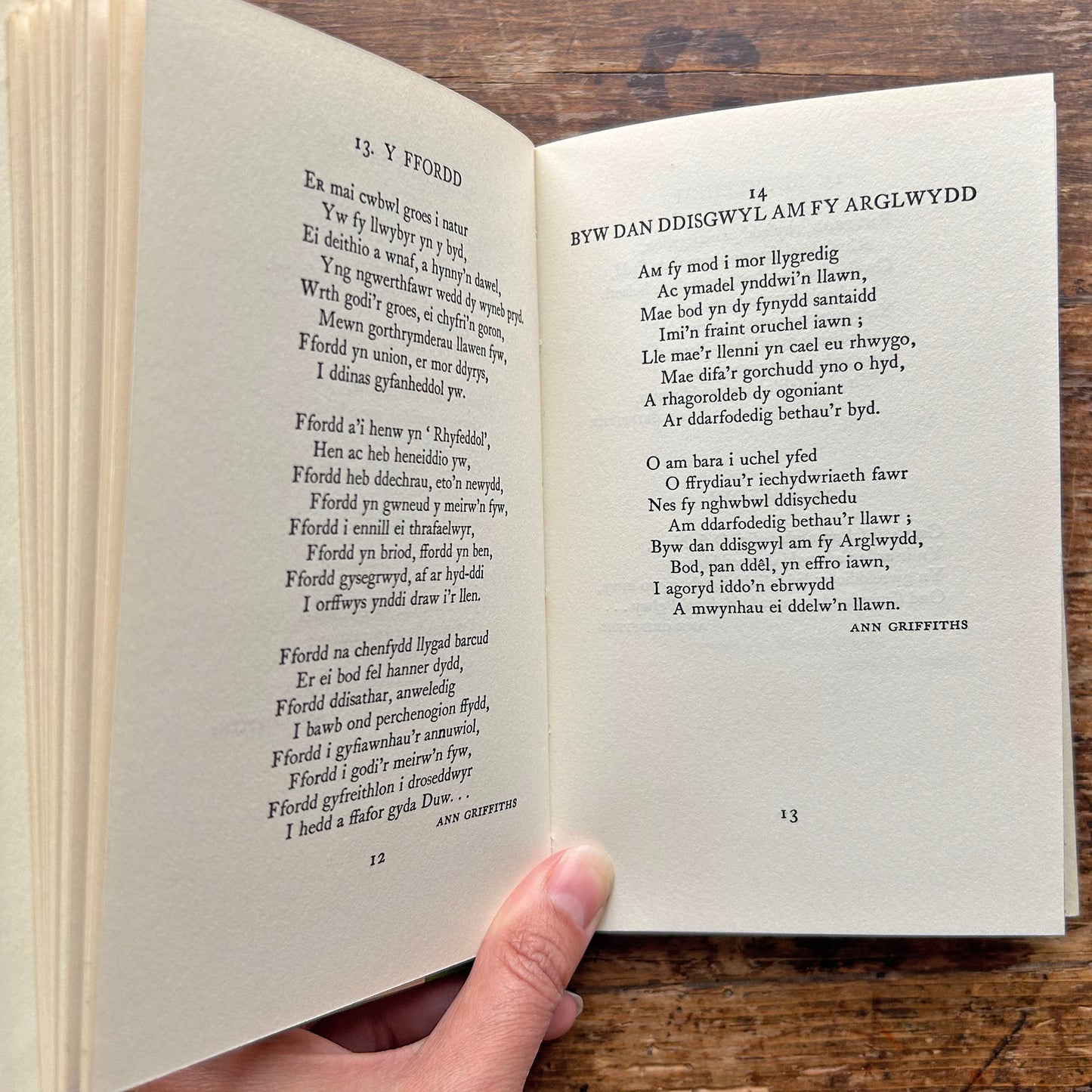 Blodeugerdd o'r Bedwaredd Ganrif ar Bymtheg - 1965 1st ed. (Preloved)