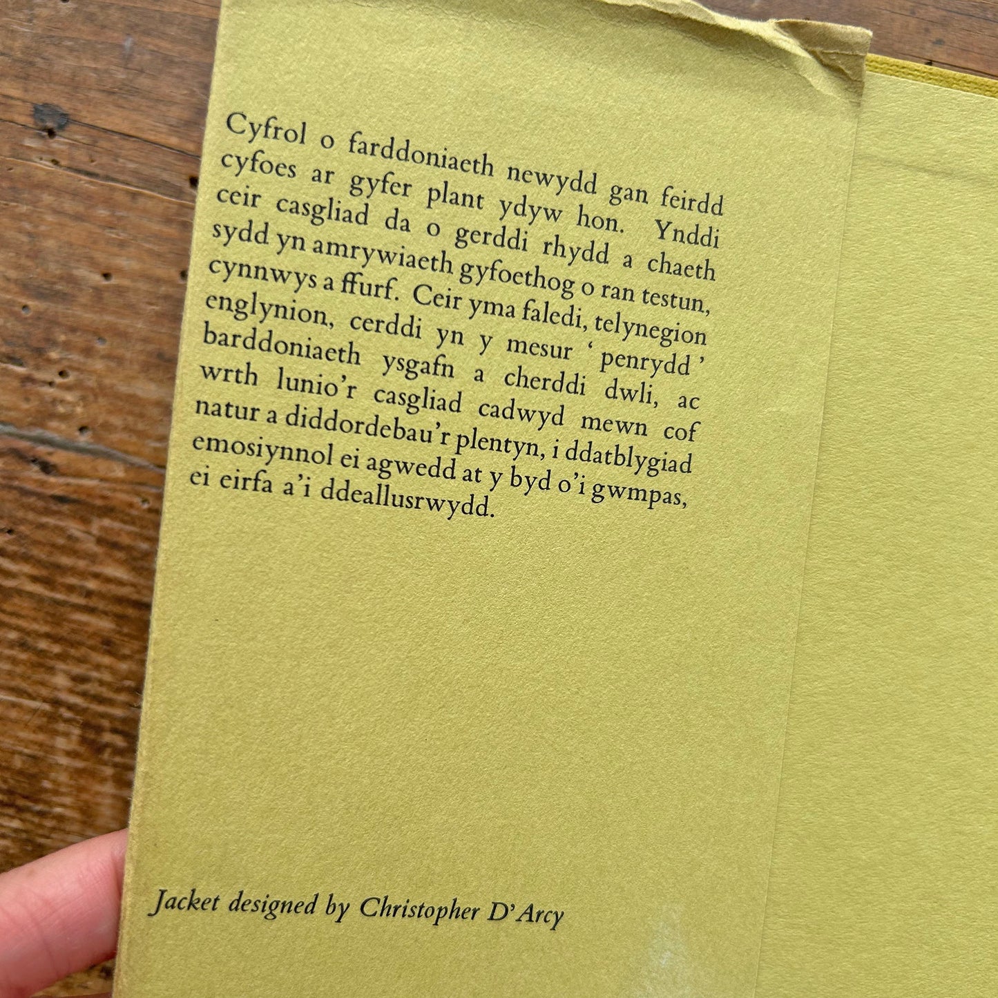 Blodeugerdd y Plant: Golygyddion - Children's Poetry 1971 (Preloved)