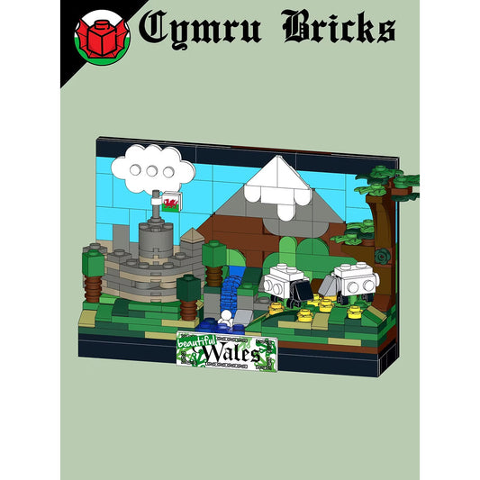 Brick Set - Cymru Bricks - Beautiful Wales Postcard