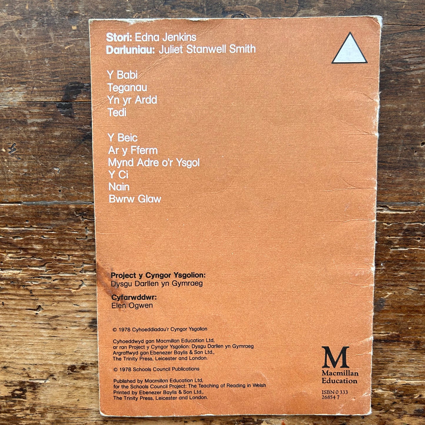 Bwrw Glaw - Cyfres y Ddraig - Vintage Welsh Book 1978 (Preloved)