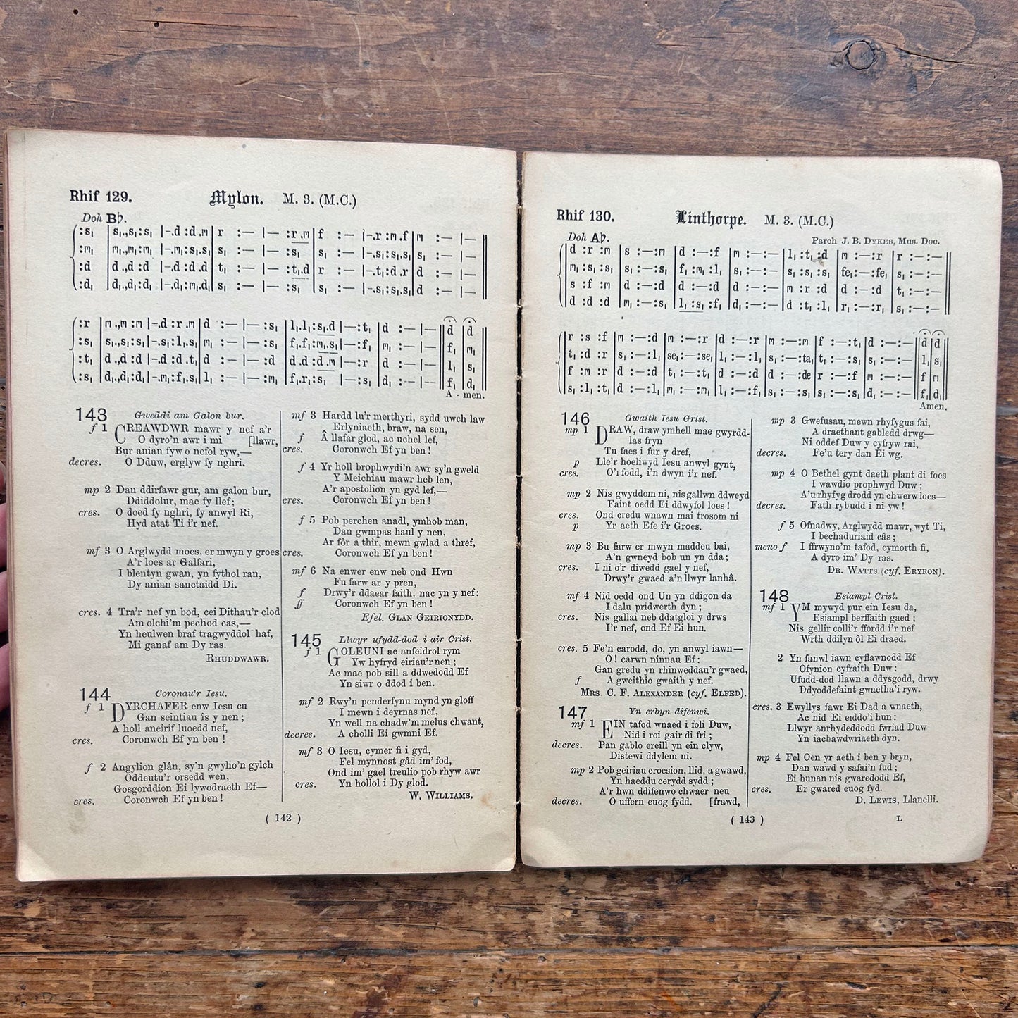 Caniedydd yr Ysgol Sul - Welsh Songs, Hymns, Organs & Anthems 1899 (Preloved)