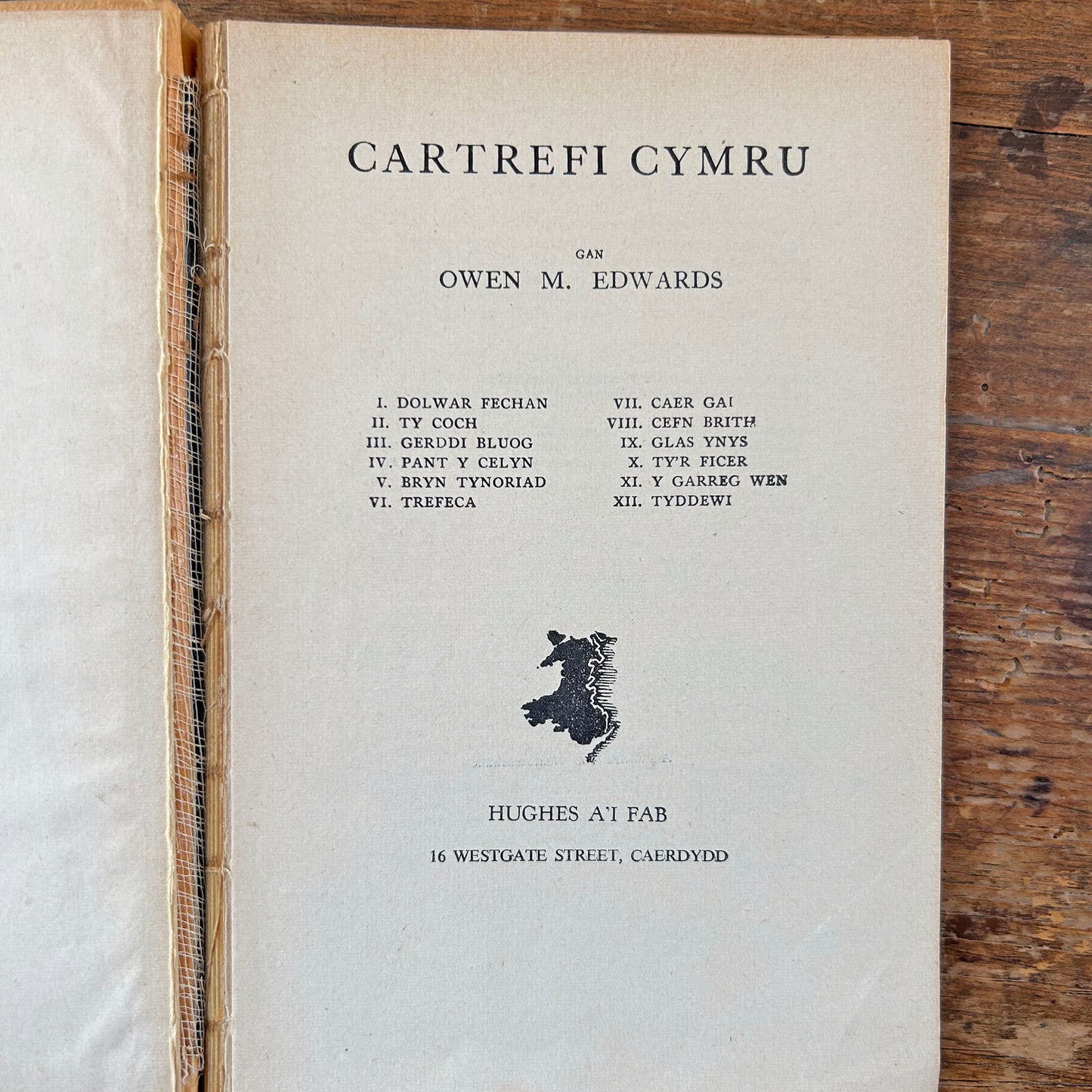 Cartrefi Cymru - Antique Welsh Book 1896 (Preloved)