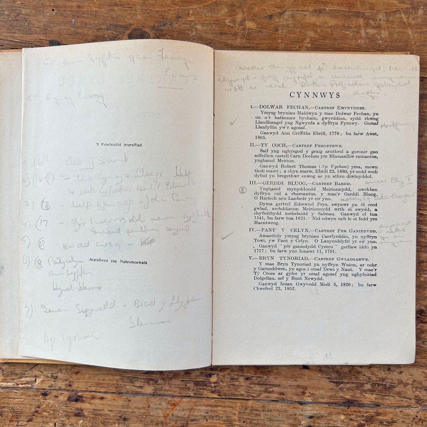 Cartrefi Cymru - Antique Welsh Book 1896 (Preloved)