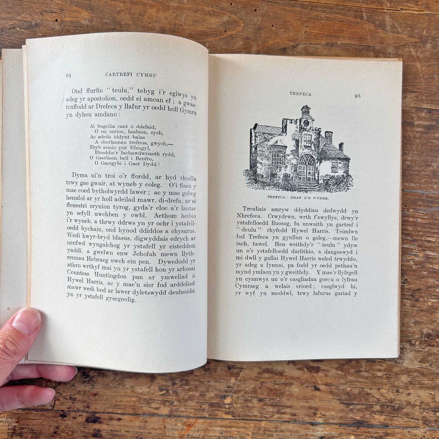 Cartrefi Cymru - Antique Welsh Book 1896 (Preloved)