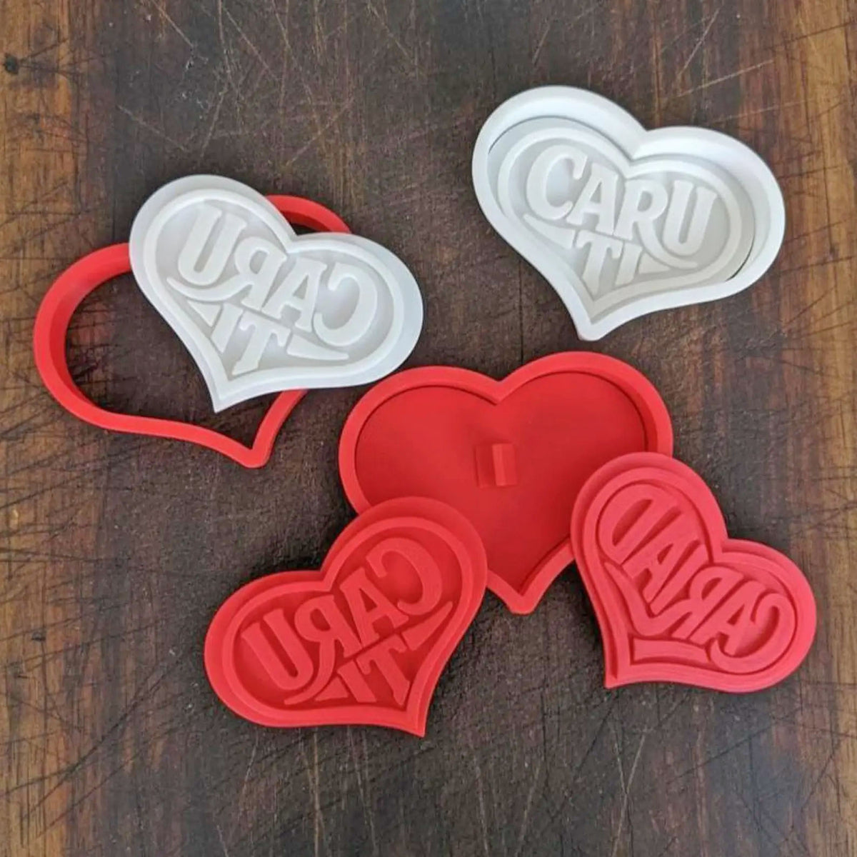 Cookie Biscuit Cutter Set - Caru Ti / Love You