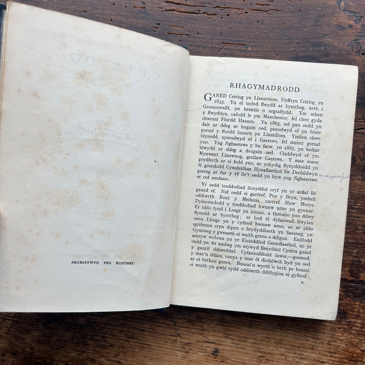 Ceiriog - Detholiad O'i Weithiau - T. Gwynn Jones (Preloved)