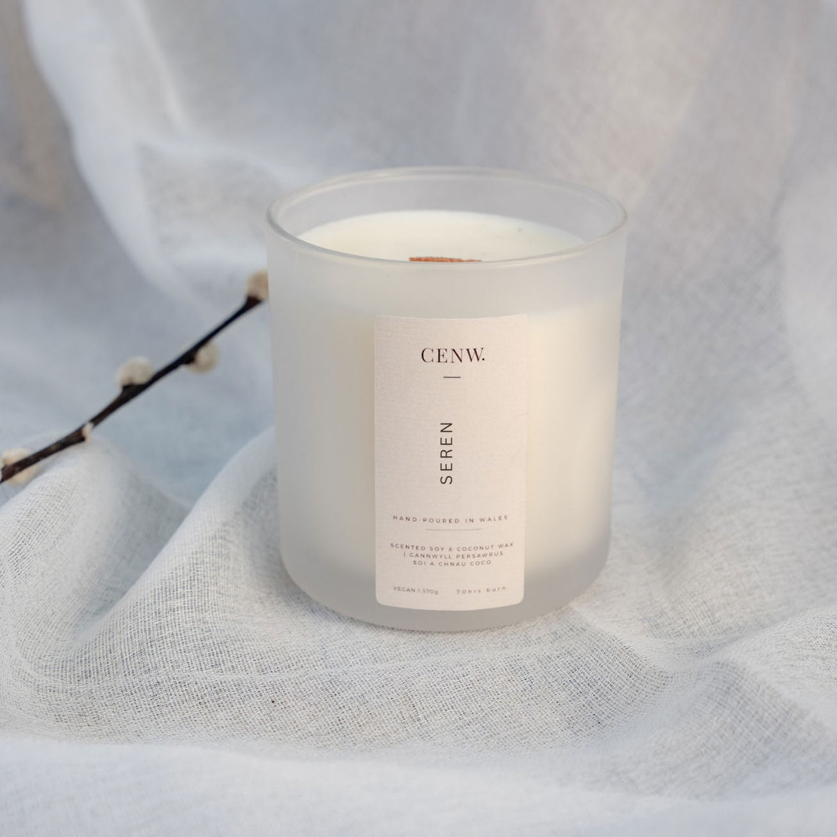Candle - Cenw - Seren / Star - Large
