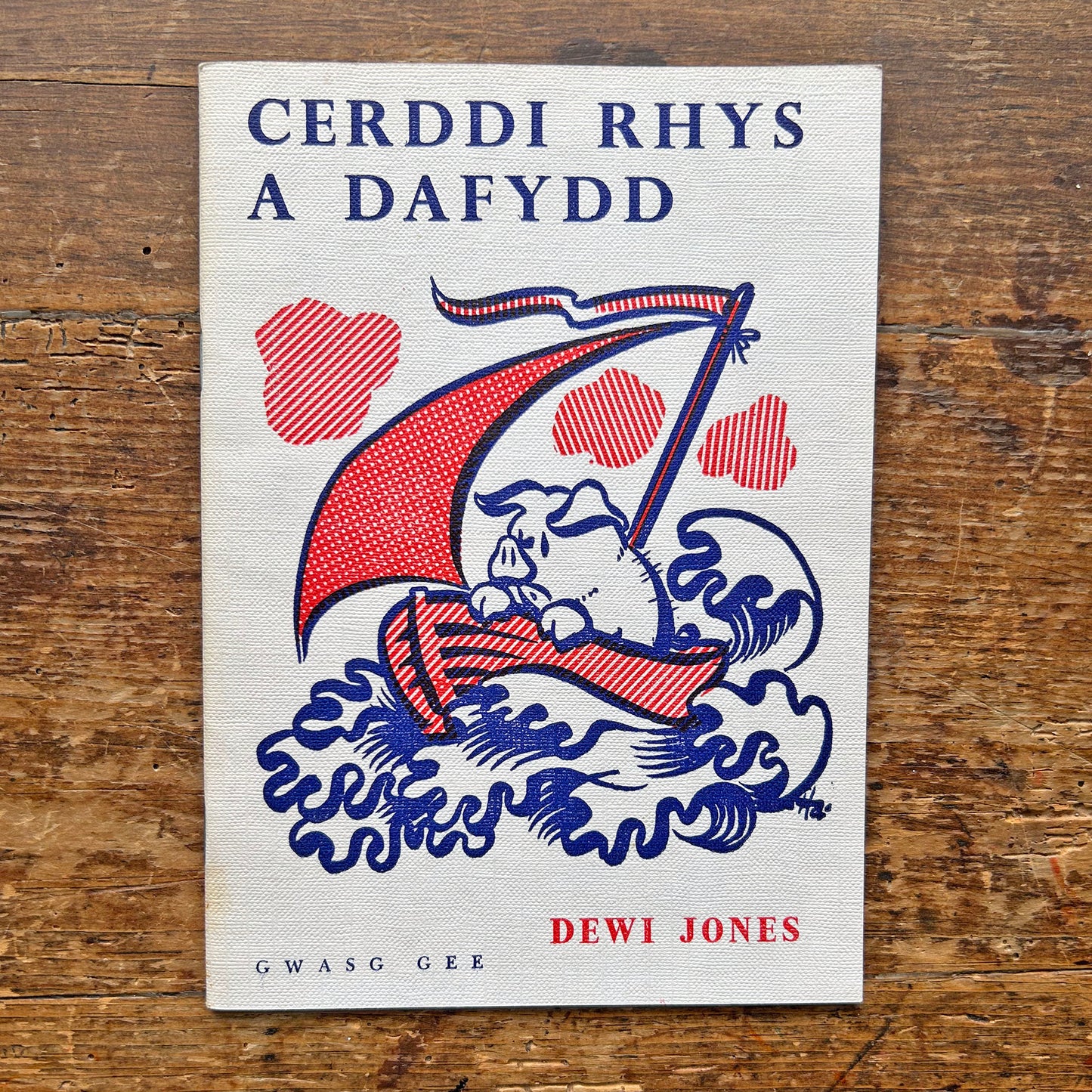 Cerddi Rhys a Dafydd - Dewi Jones - Children's Poetry 1971 (Preloved)