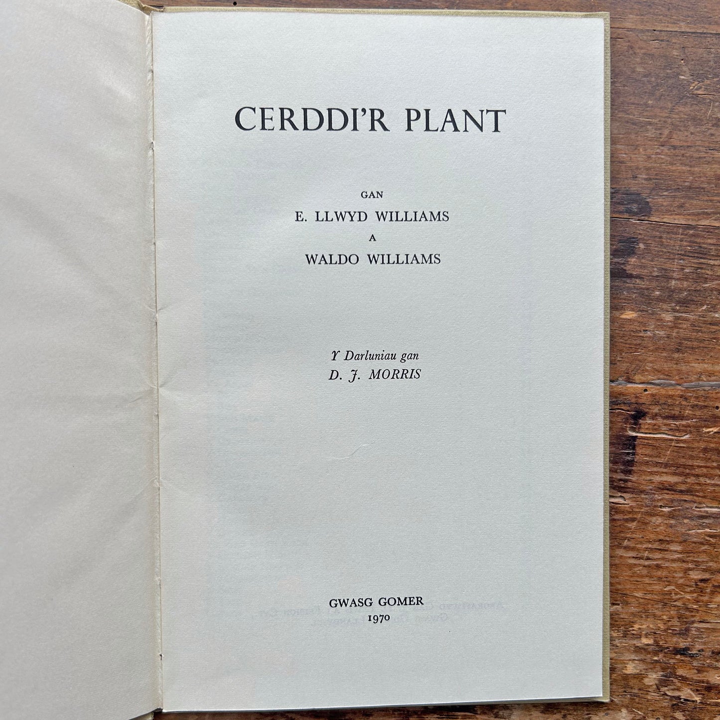 Cerddi'r Plant - Welsh Children's Poems - 1970 (Preloved)
