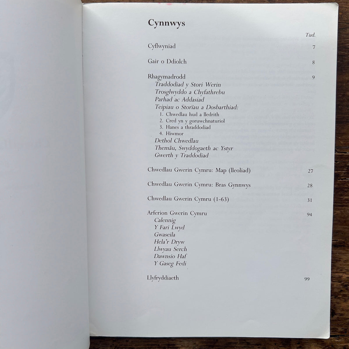 Chwedlau Gwerin Cymru / Welsh Folk Tales 1992 (Preloved)