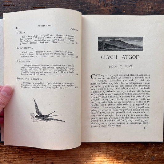 Clych Atgof - Penodau Yn Hanes Fy Addysg - Owen Edwards - 1921 1st edition (Preloved)
