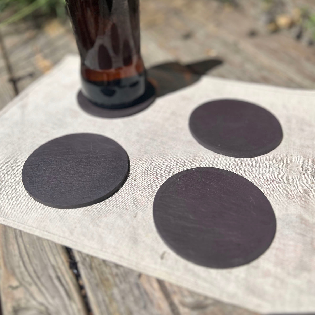 Coaster - Welsh Slate - Circle / Plain