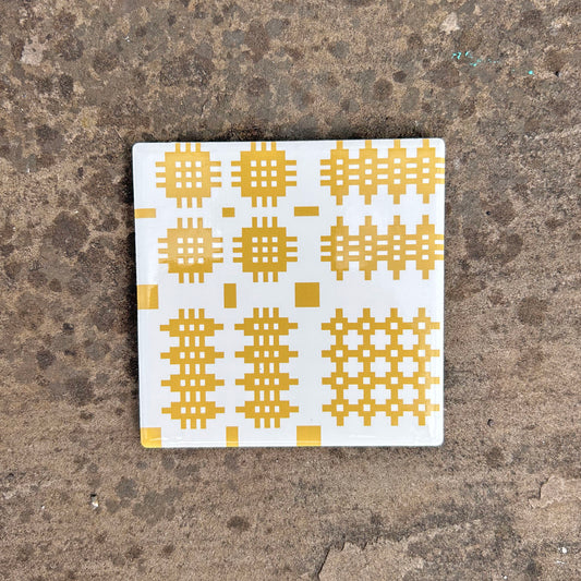 Matiau diod - Print Tapestri Cymreig - Lliwiau Amrywiol