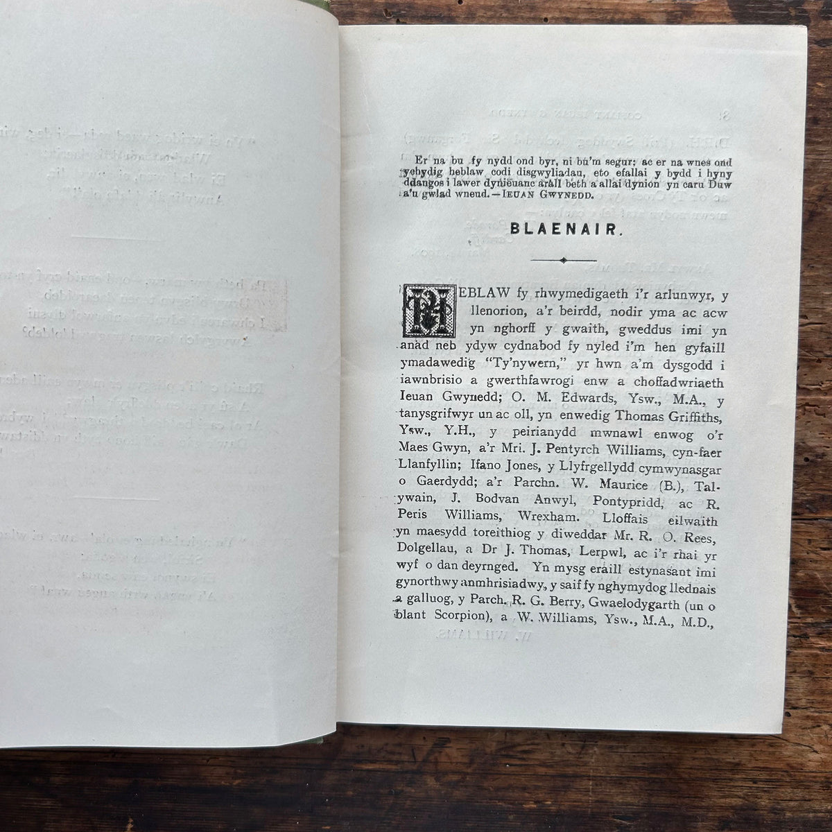 Cofiant Ieuan Gwynedd - Biography - C. Tawelfryn Thomas - 1909 (Preloved)
