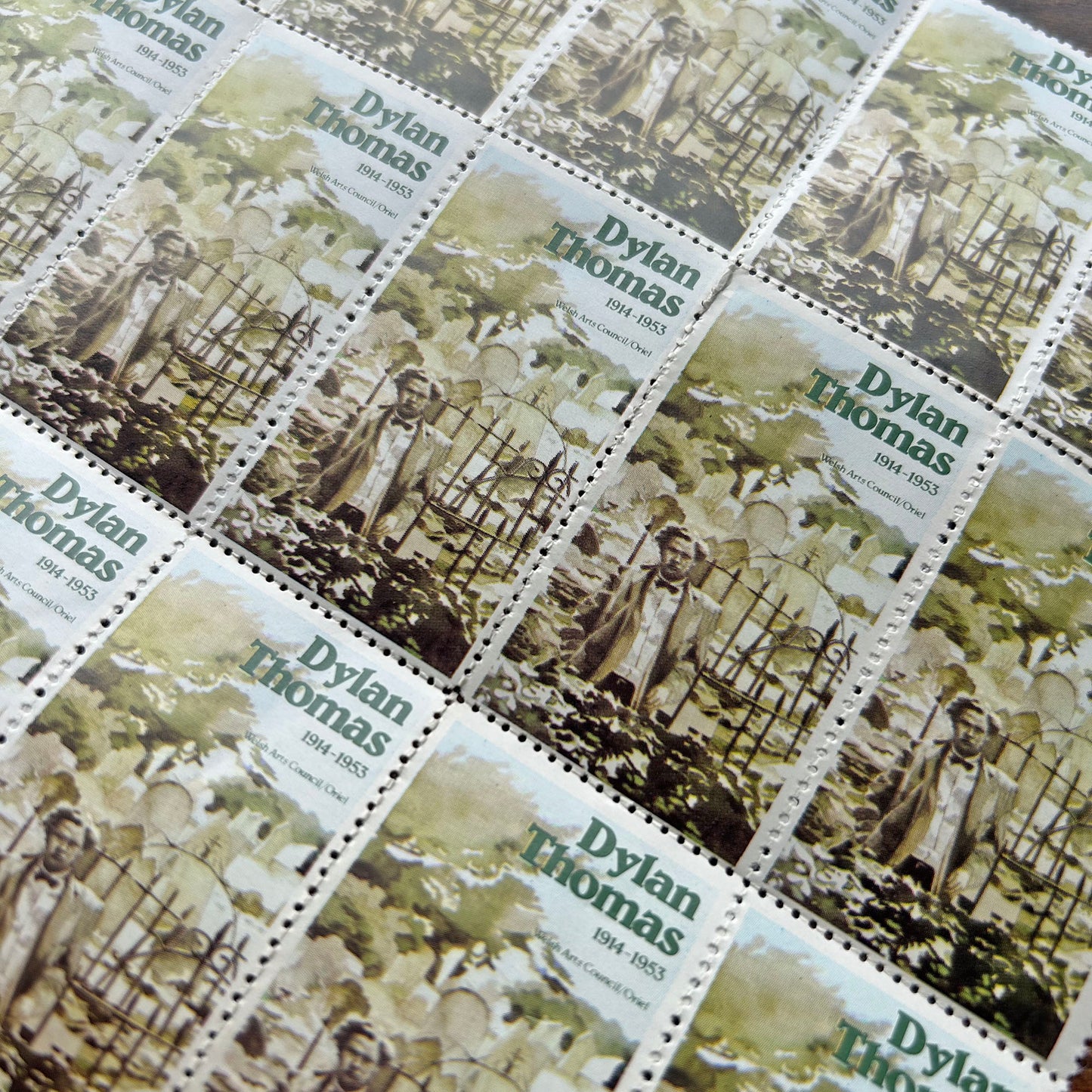Collectable Stamps - Dylan Thomas - Welsh Arts Council - Vintage 1978