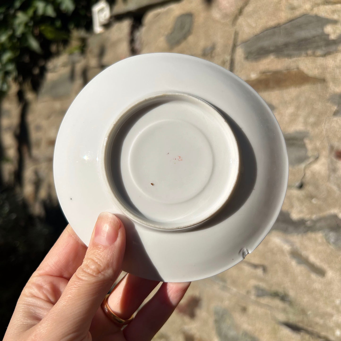 Cup & Saucer - Welsh Costumes - Welsh Tea Party - Antique Souvenir (Preloved)