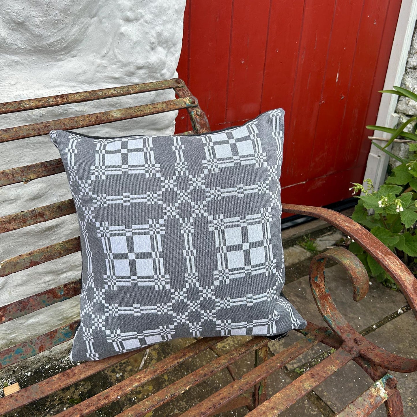 Cushion - Welsh Brithwaith - Grey