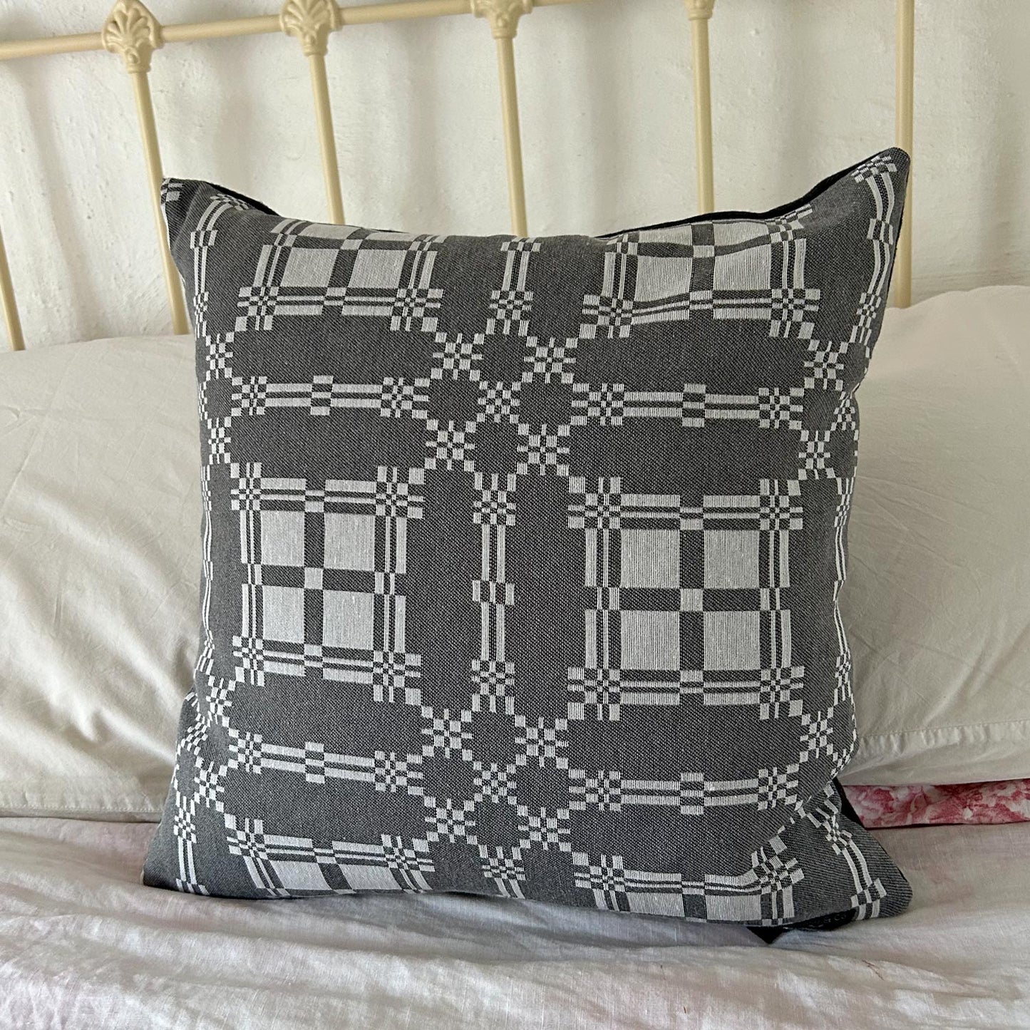 Cushion - Welsh Brithwaith - Grey