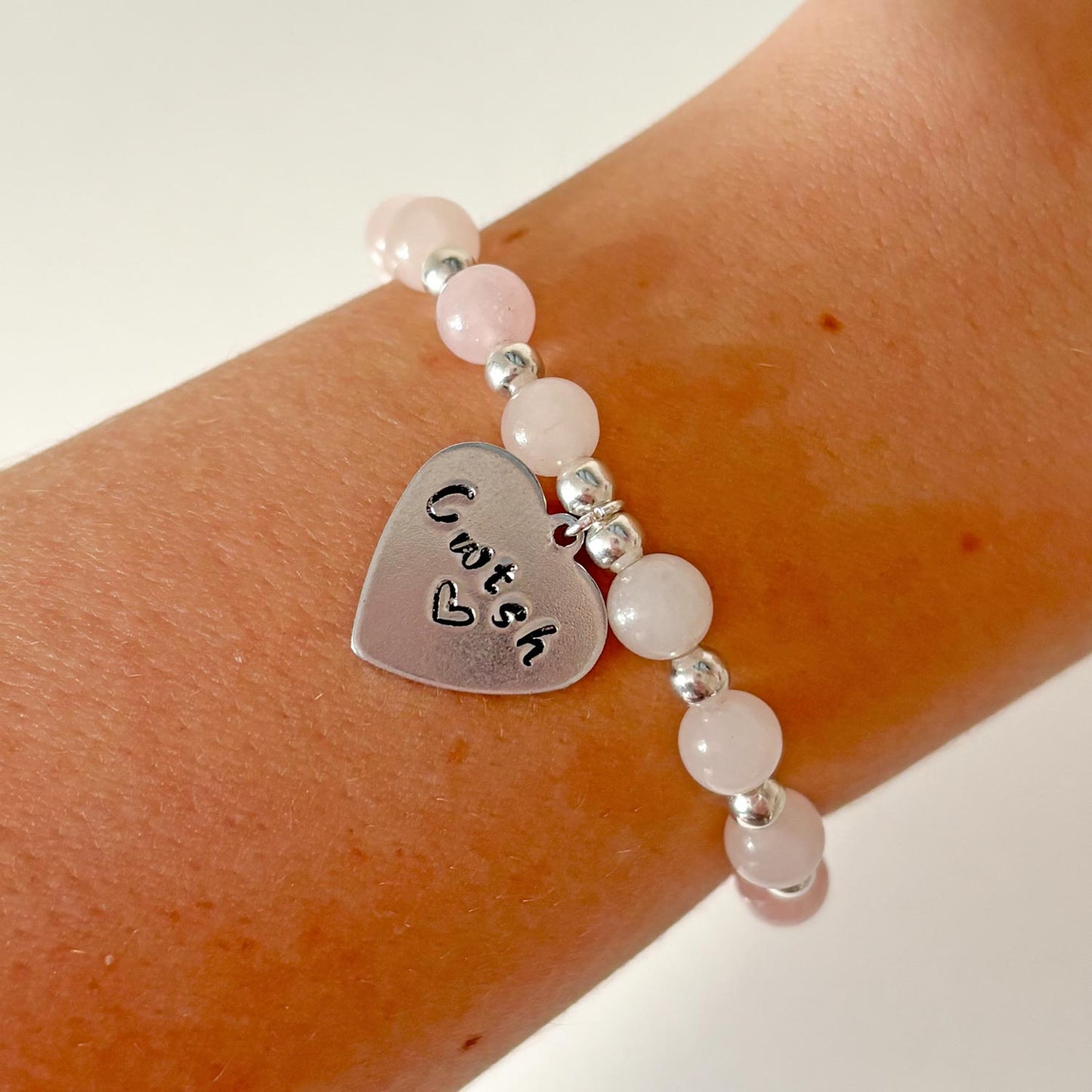 Bracelet - Crystal - Cwtsh Heart