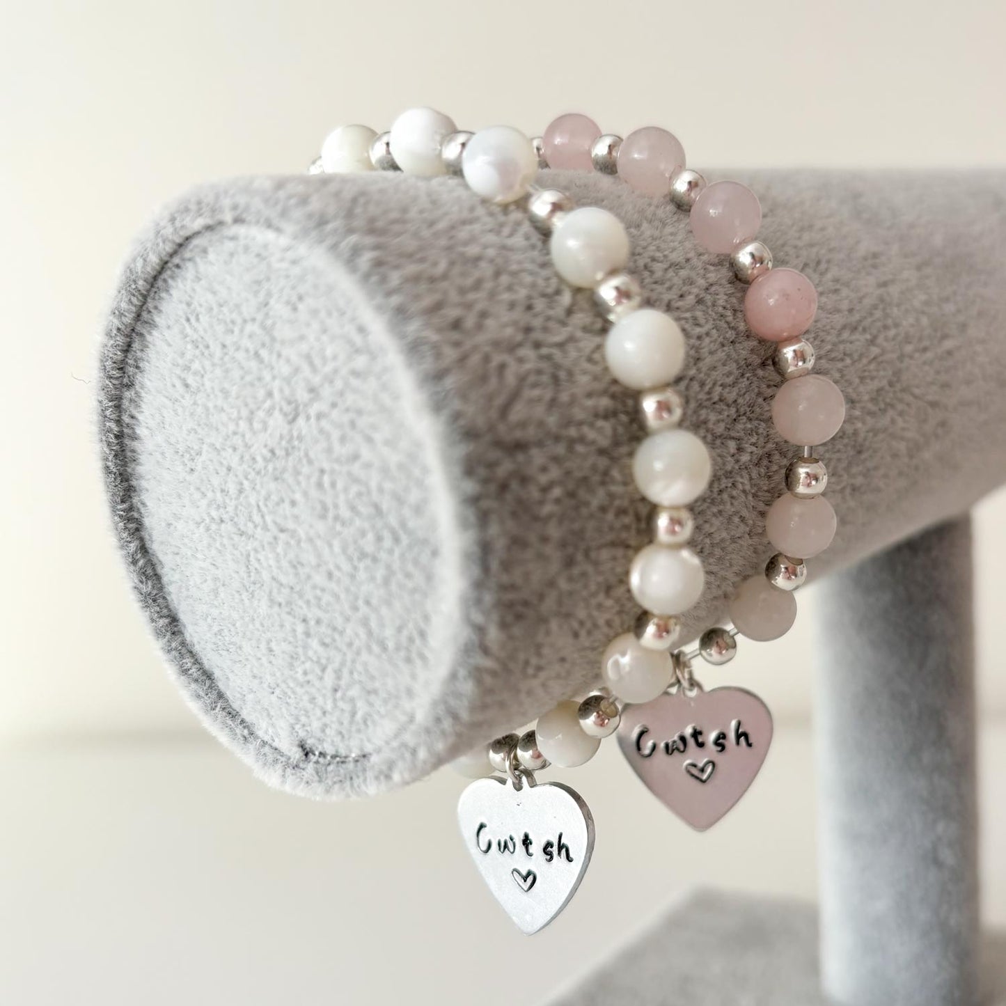 Bracelet - Crystal - Cwtsh Heart