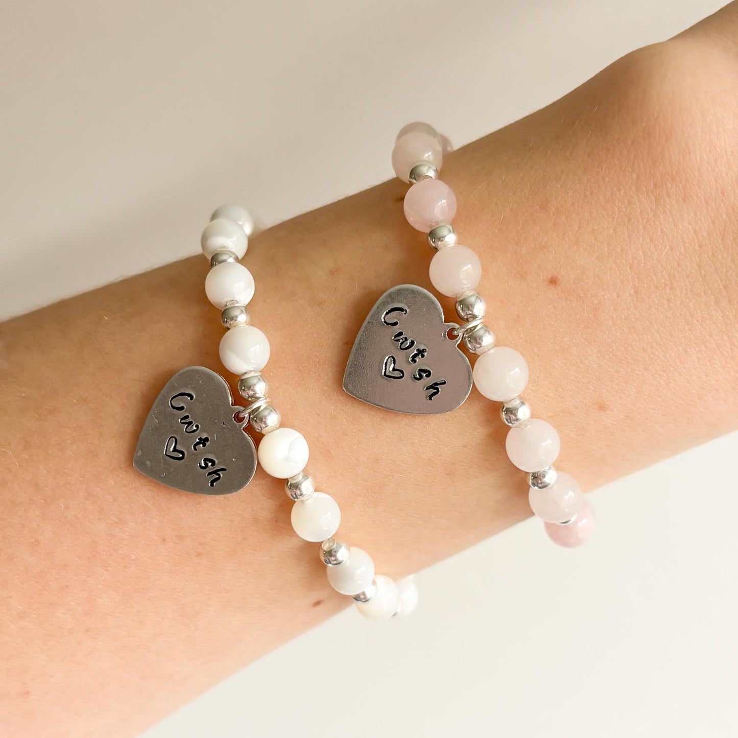 Bracelet - Crystal - Cwtsh Heart