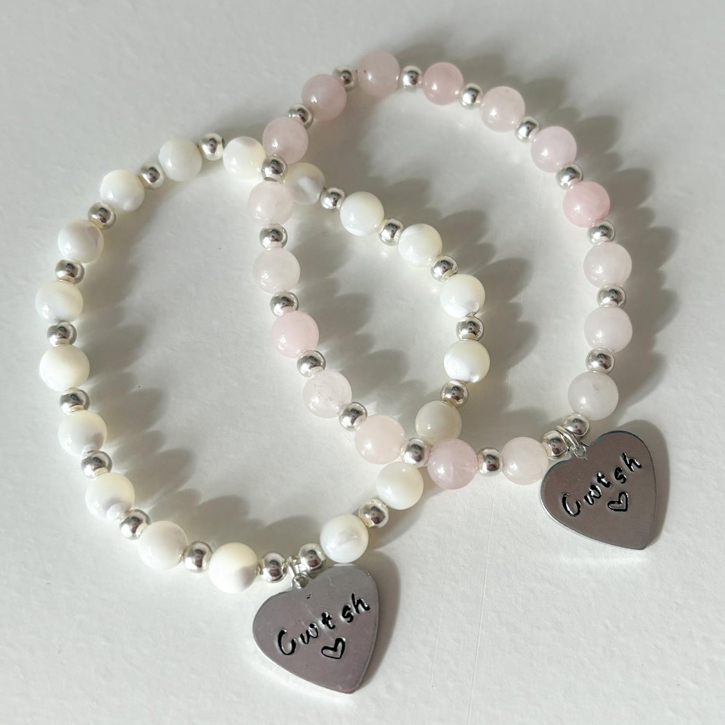 Bracelet - Crystal - Cwtsh Heart