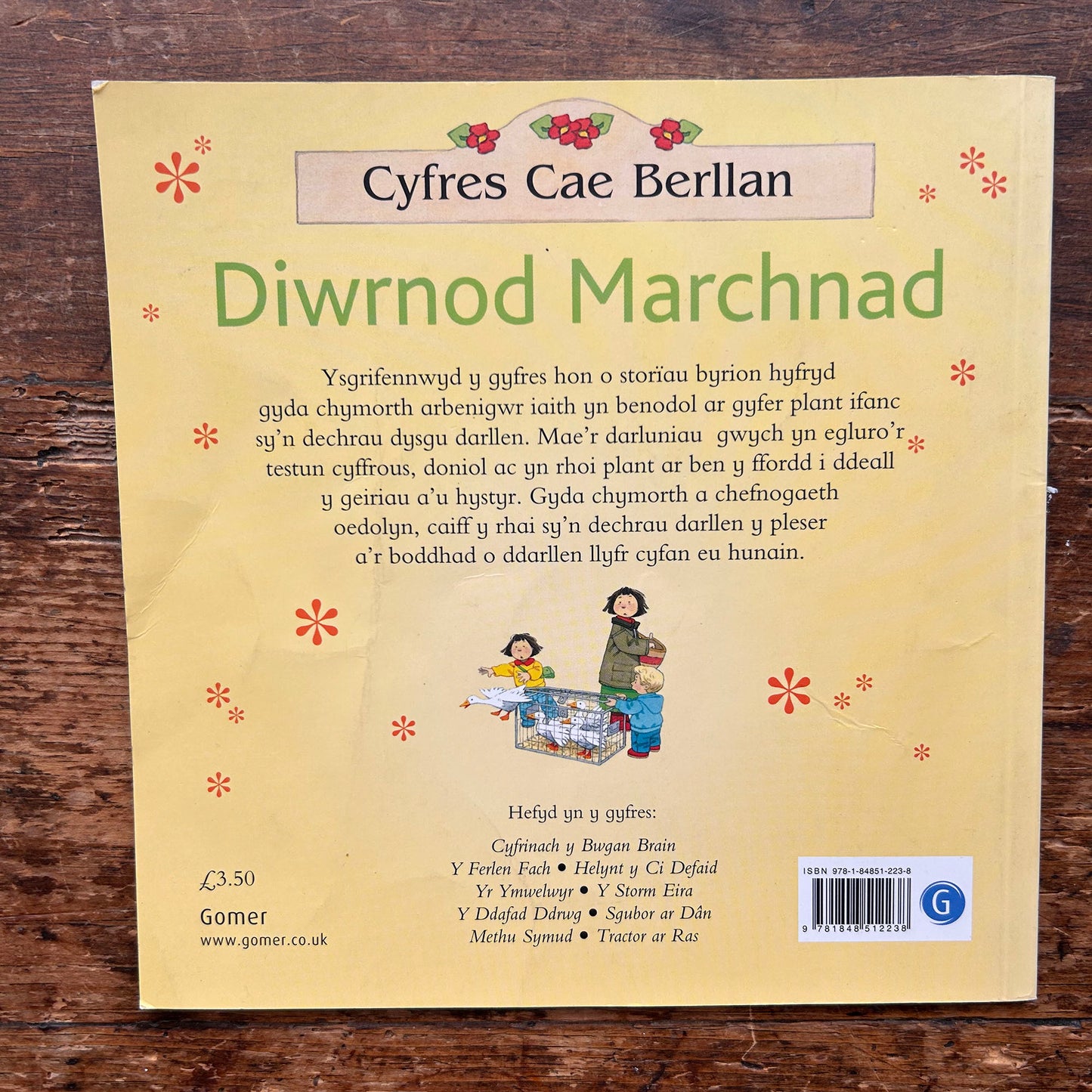Cyfres Cae Berllan: Diwrnod Marchnad - Heather Amery a Stephen Cartwright - 1989 (Preloved)