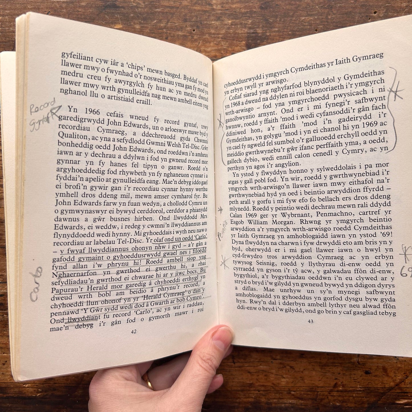 Dafydd Iwan - Autobiography - 1981 (Preloved)