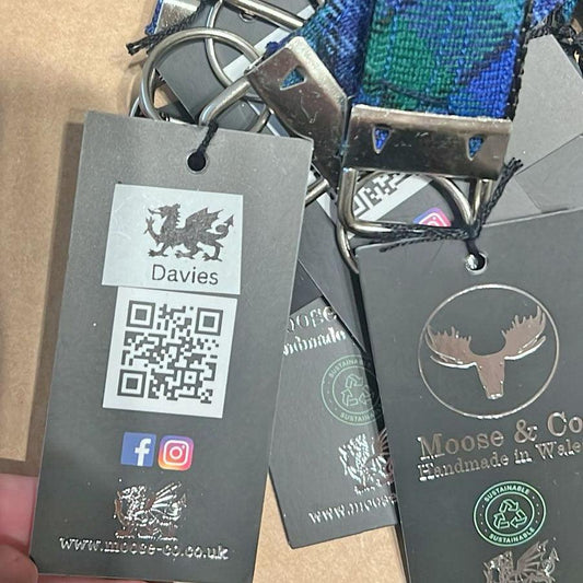 Keyring / Keychain - Welsh Tartan - Davies