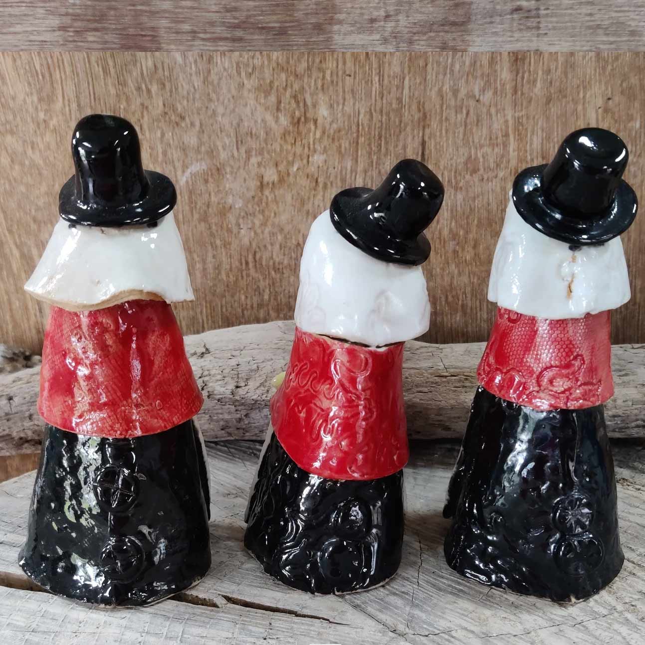 Addurn / Addurn - Ceramig / Llestri Cerrig - Wedi'u Gwneud â Llaw - Welsh Lady