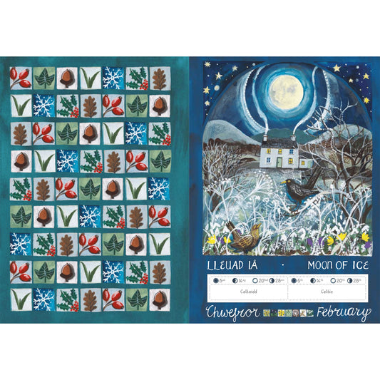 Diary / Dyddiadur - Welsh Language - Full Moons - 2027