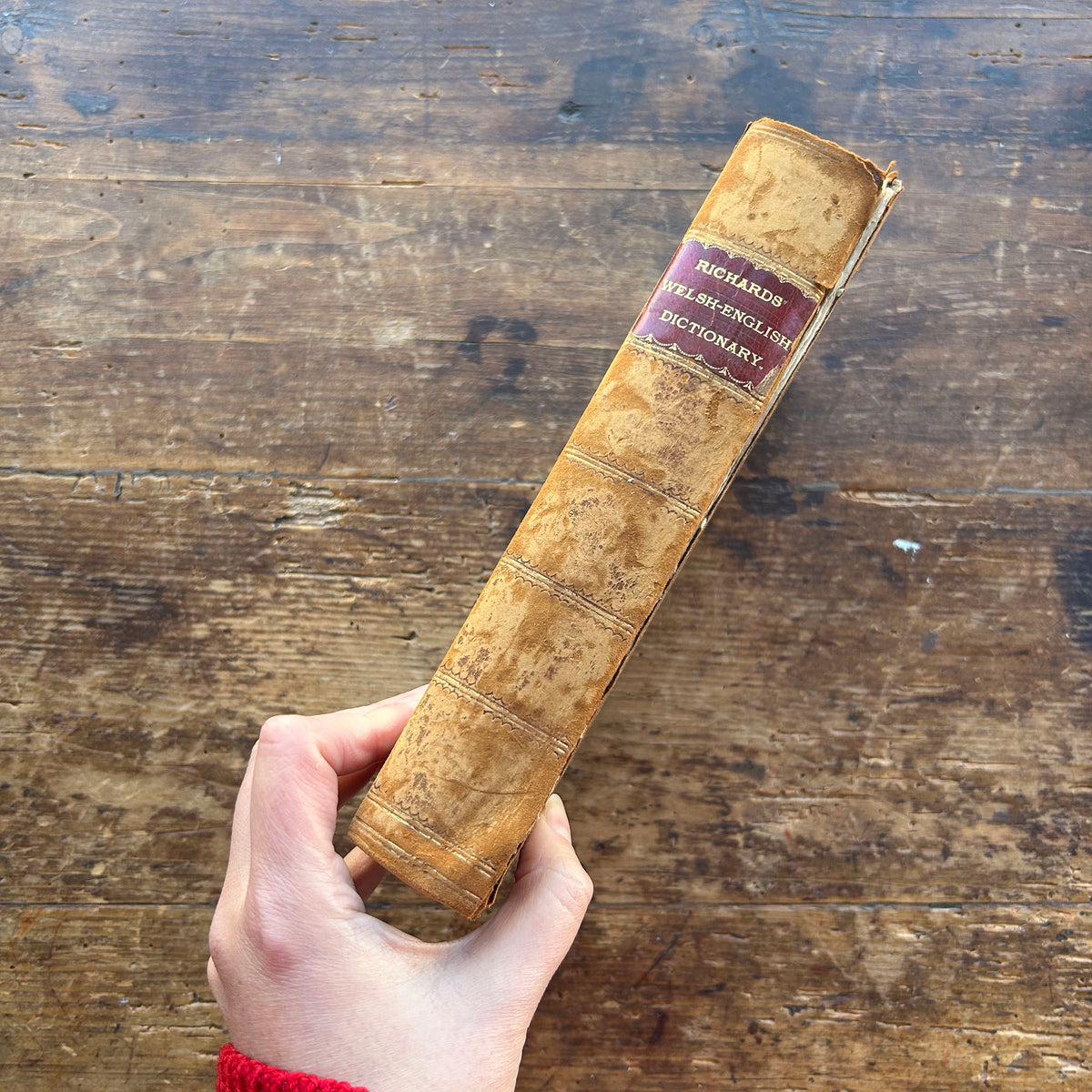 Dictionary / Geiriadur - Antiquae Linguae Britannicae - Richards Welsh & English - Antique 1759 (Preloved)